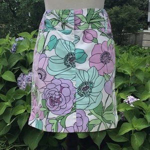 Floral Print Skirt
